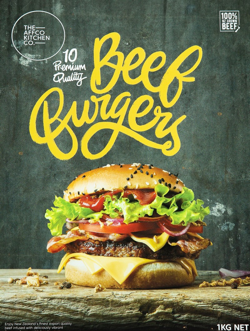 10 Premium Beef Burgers