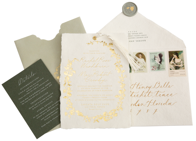 Rachel & Maxx Wedding Invite Suite