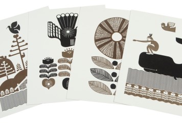 2 Colour Letterpress Prints