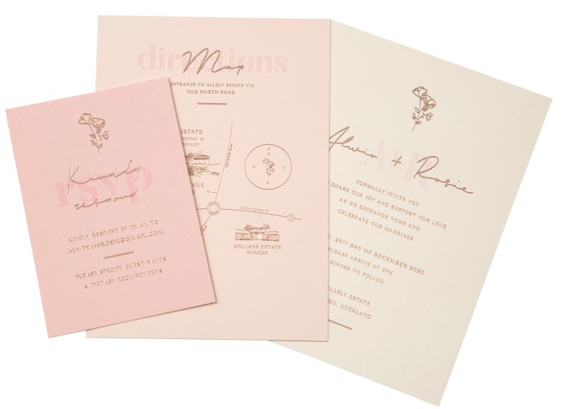 Alvin & Rosie Wedding Invite Suite