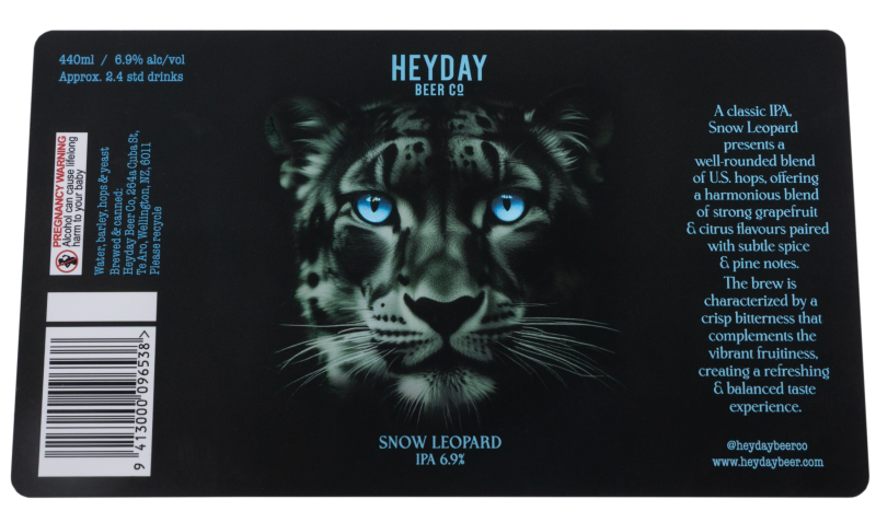 Heyday Snow Leopard IPA