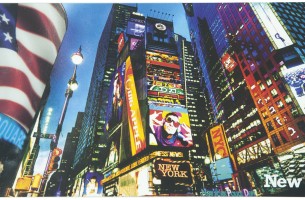 Times Square New York Postcard<br />
