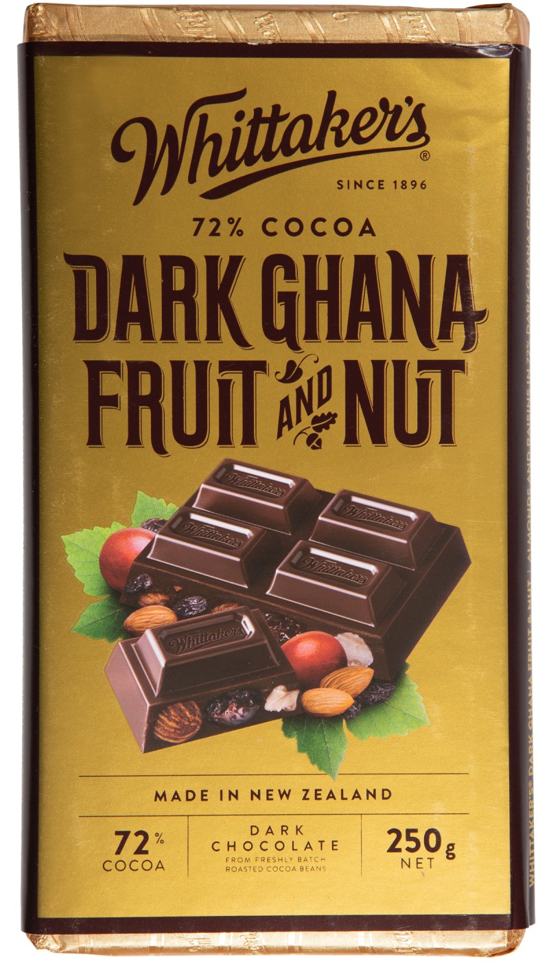Whittaker's - Dark Fruit and Nut 250g Block