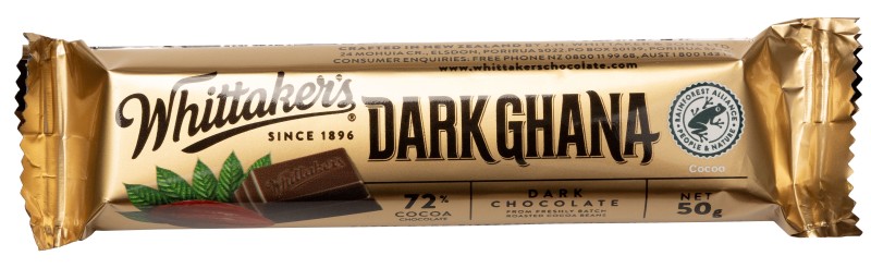 Whittaker’s Dark Ghana 50g Chunk