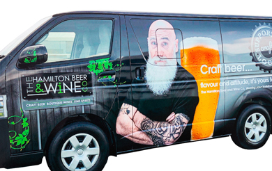 Hamilton Beer & Wine Co. Van Wrap